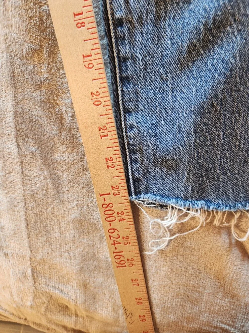 Levis 501 Skinny Jeans Womens W29 Cropped Blue Wash High Rise Button Fly Stretch